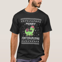 Brontosaurus Lover Ugly Christmas Sweater für Holi