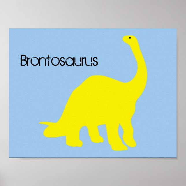 Brontosaurus Poster (Vorne)