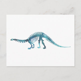 Brontosaurus-Skelett Postkarte