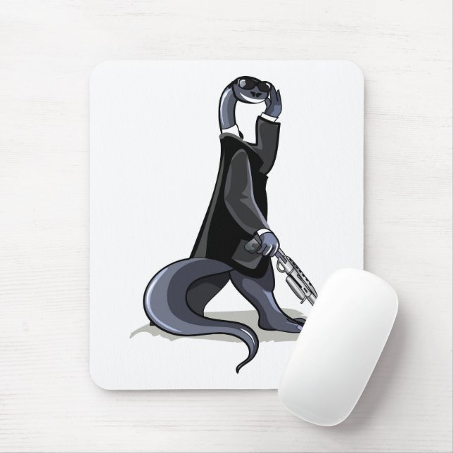 Brontosaurus verkleidet als Filmfigur. Mousepad (Mit Mouse)
