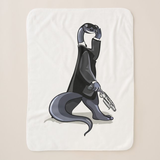 Brontosaurus verkleidet als Filmfigur. Sherpadecke (Vorderseite)