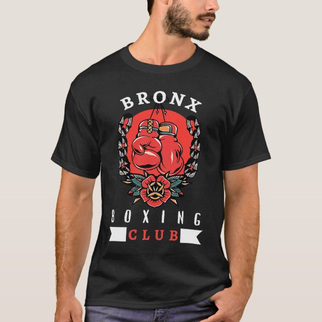 Bronx Boxing Club  vintage distressed Boxer T-Shirt (Vorderseite)