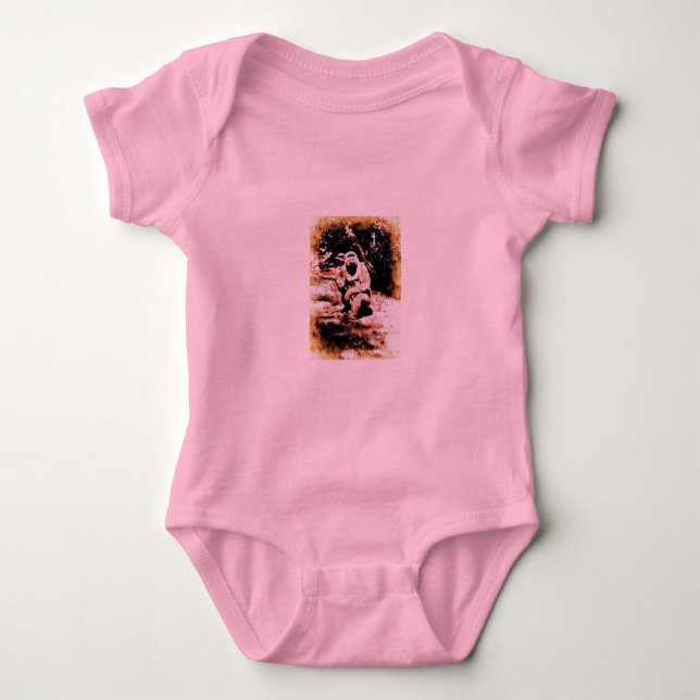 Bronx Gorilla Baby Strampler (Vorderseite)