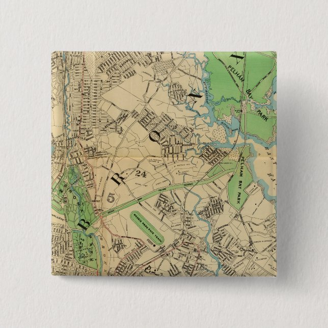 Bronx, New York Button (Vorderseite)