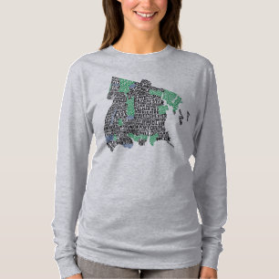 Bronx New York City Typografie T-Shirt
