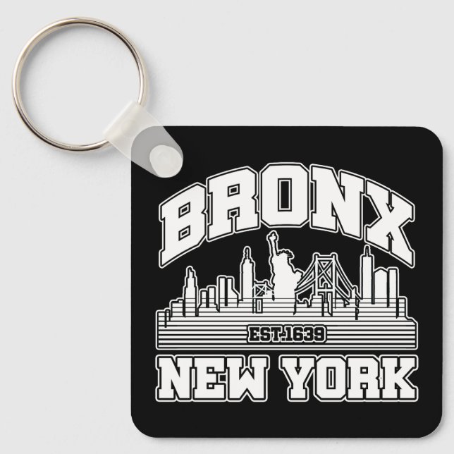 Bronx, New York Schlüsselanhänger (Vorderseite)