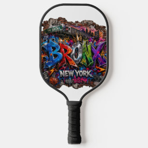 Bronx New York urbane Graffiti-Straßenkunst Pickleball Schläger