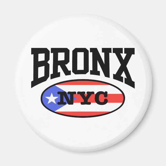 Bronx Puerto Rico Magnet (Vorne)