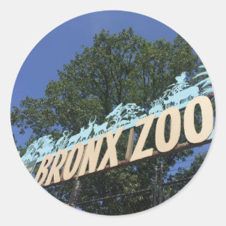 Bronx Zoo Runder Aufkleber