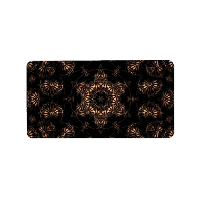 Bronze Age Mandala Adressaufkleber (Vorne)