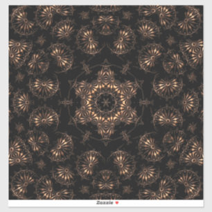 Bronze Age Mandala Aufkleber