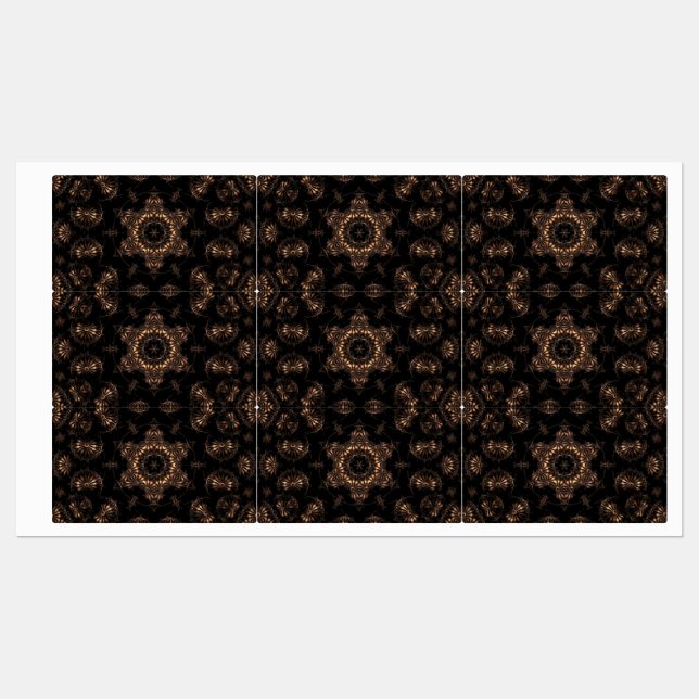Bronze Age Mandala Etiketten (Blatt)