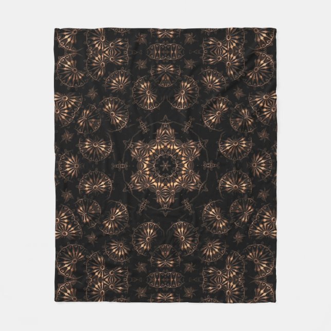 Bronze Age Mandala Fleecedecke (Vorderseite)