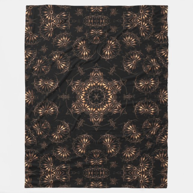 Bronze Age Mandala Fleecedecke (Vorderseite)