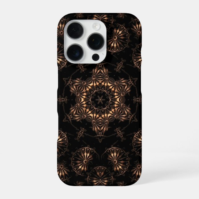 Bronze Age Mandala iPhone 16 Pro Hülle (Rückseite)