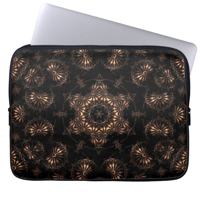Bronze Age Mandala Laptopschutzhülle (Vorderseite)