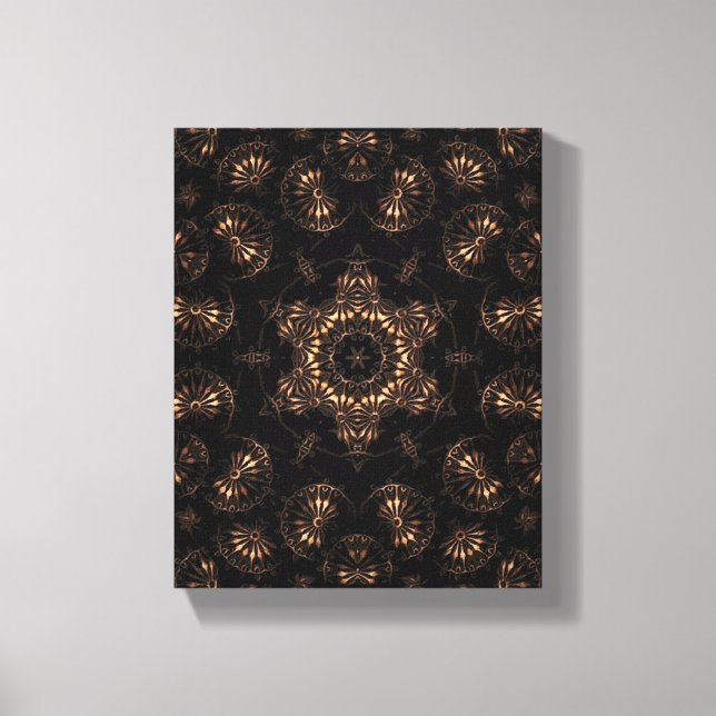 Bronze Age Mandala Leinwanddruck (Vorderseite)