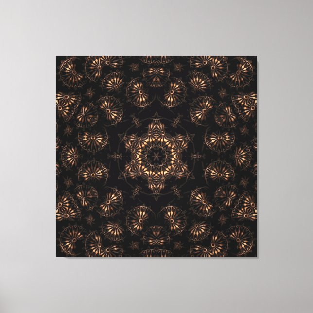 Bronze Age Mandala Leinwanddruck (Vorderseite)