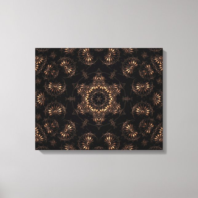 Bronze Age Mandala Leinwanddruck (Vorderseite)