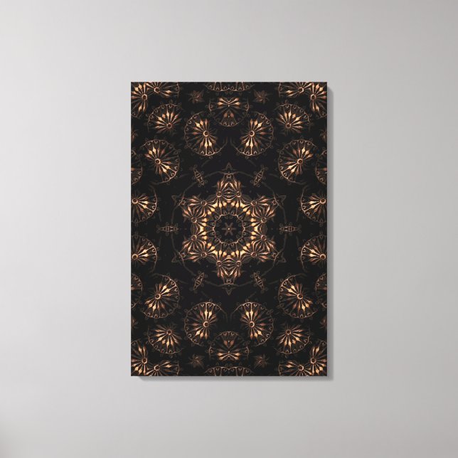 Bronze Age Mandala Leinwanddruck (Vorderseite)