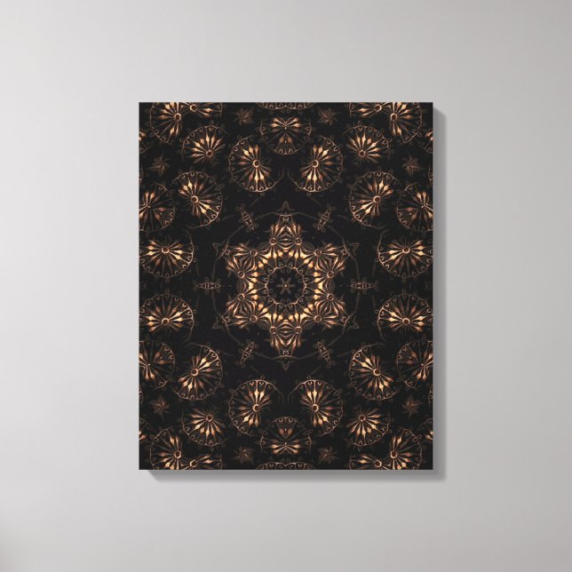 Bronze Age Mandala Leinwanddruck (Vorderseite)