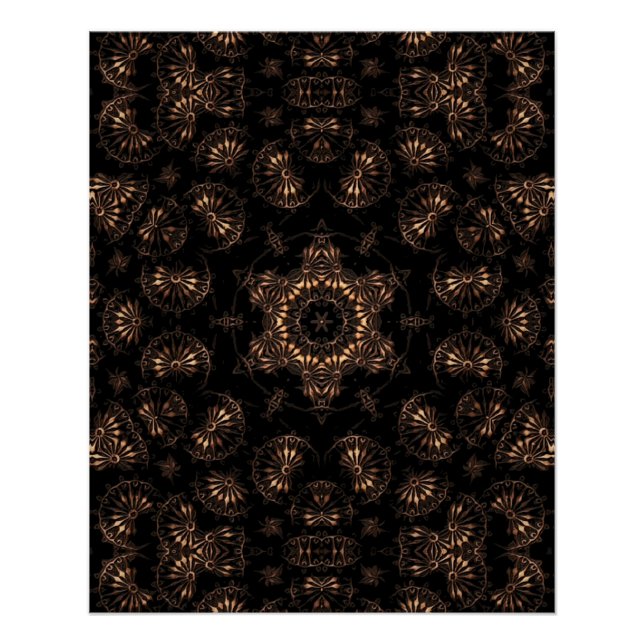 Bronze Age Mandala Poster (Vorderseite)
