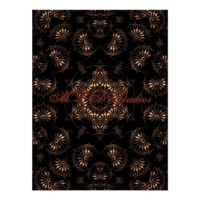 Bronze Age Mandala Poster (Vorderseite)