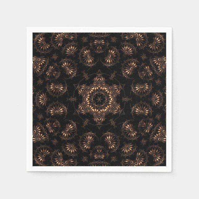 Bronze Age Mandala Serviette (Vorderseite)