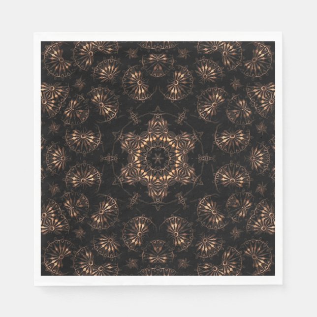 Bronze Age Mandala Serviette (Vorderseite)