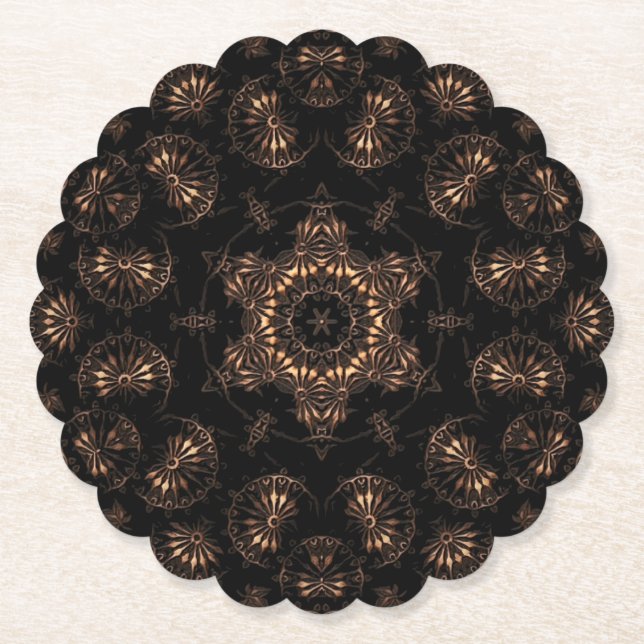 Bronze Age Mandala Untersetzer (Vorderseite)