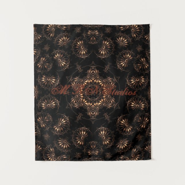 Bronze Age Mandala Wandteppich (Vorderseite)