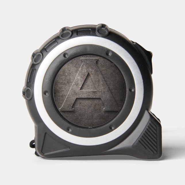 Bronze Black Metal A Monogram TM Maßband (Vorderseite)
