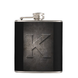 Bronze Black Metal K Monogramme Flacon