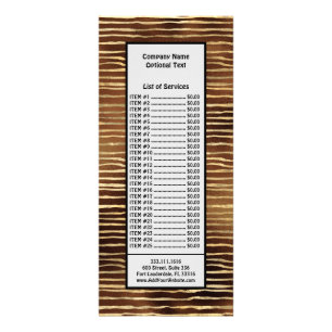 Bronze-Braun-Sprayfarbe Golden Horizontal Werbekarte