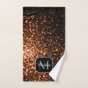 Bronze brun cuivre fausse parties scintillant scin