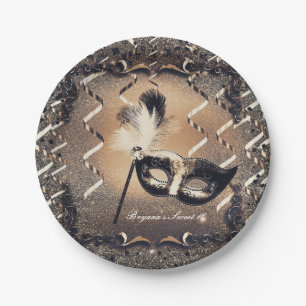 Bronze & Creme Masquerade MASSE - Museo d'arte del Pappteller