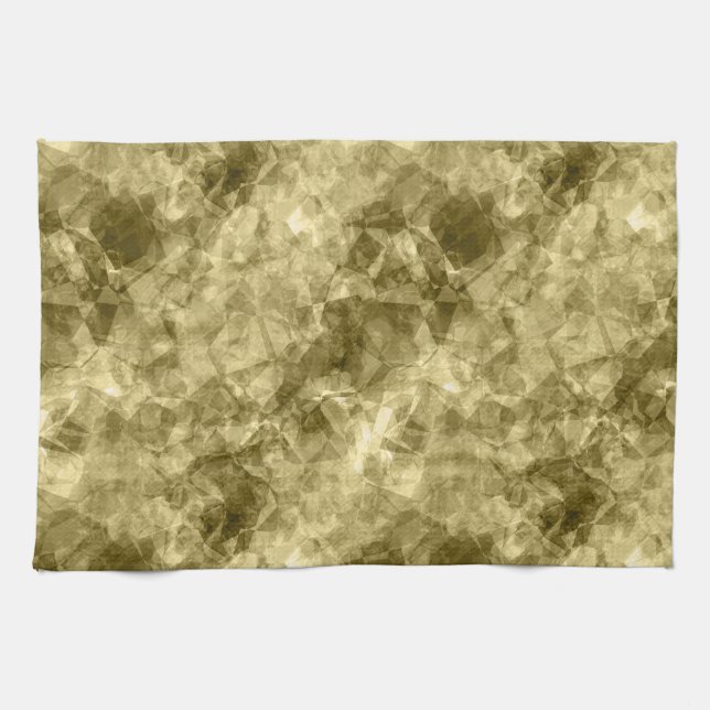 Bronze Crumpled Textur Geschirrtuch (Horizontal)