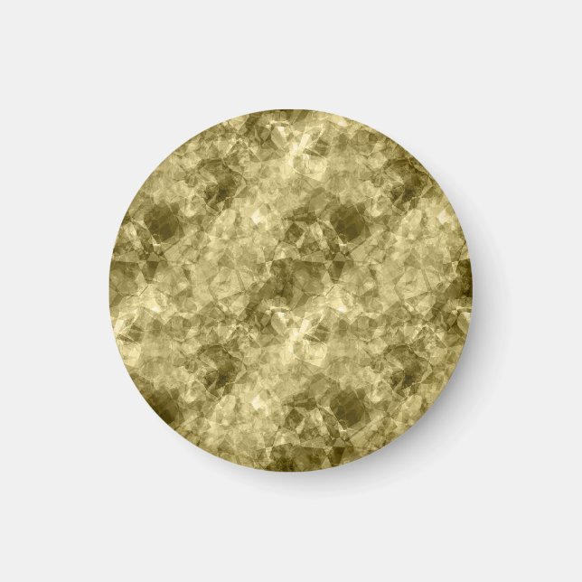Bronze Crumpled Textur Magnet (Vorne)
