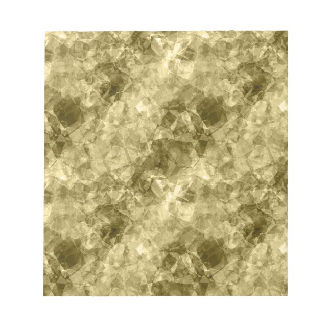 Bronze Crumpled Textur Notizblock (Vorderseite)