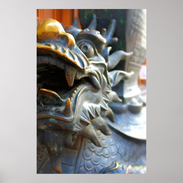 Bronze Dragon - Shanghai, China Poster (Vorne)