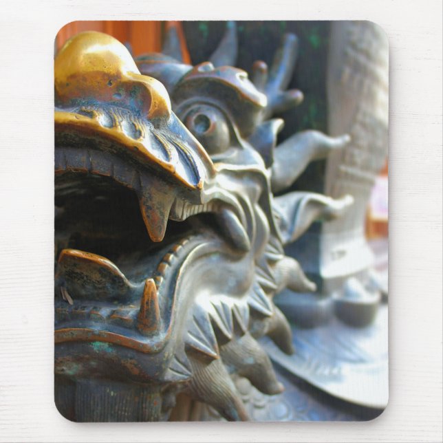 Bronze Dragon - Yu Market - Shanghai, China Mousepad (Vorne)