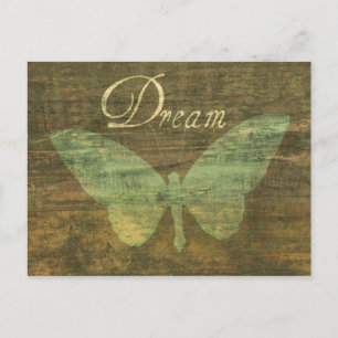 Bronze Dream Butterfly Postkarte