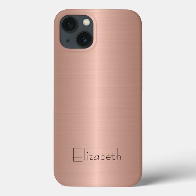Bronze-Edelstahlmetall Case-Mate iPhone Hülle (Rückseite)