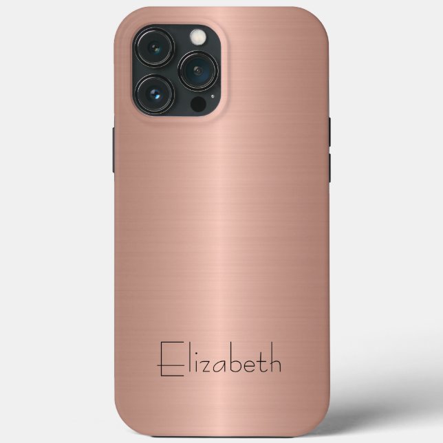 Bronze-Edelstahlmetall Case-Mate iPhone Hülle (Rückseite)