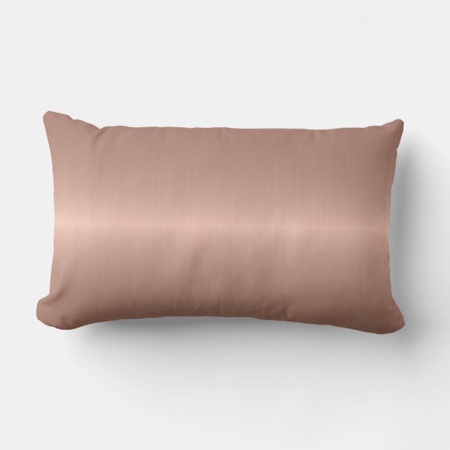 Bronze-Edelstahlmetall Lendenkissen (Vorderseite)