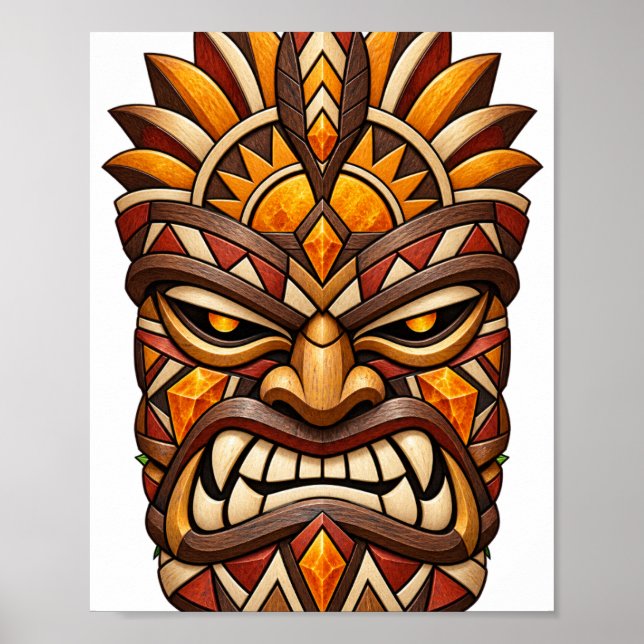 Bronze-Ember-Maske Poster (Vorne)