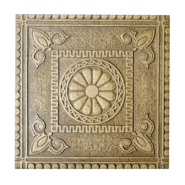 Bronze Fliese (Vorderseite)