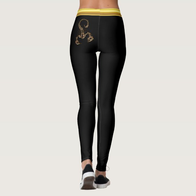 Bronze Giftkorpion sehr giftiges Insekt Leggings (Rückseite)