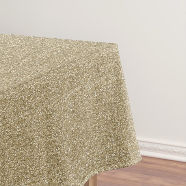 Bronze-Glitzer-Funkeln Tischdecke (Beispiel)