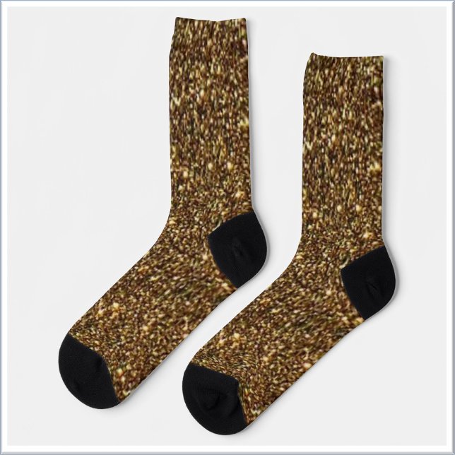 Bronze-Glitzer Socken (Von Creator hochgeladen)